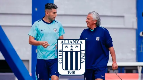 Carlos Zambrano y Néstor Gorosito charlando sobre Alianza Lima.