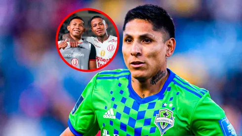 Raúl Ruidíaz, Andy Polo y Edison Flores.