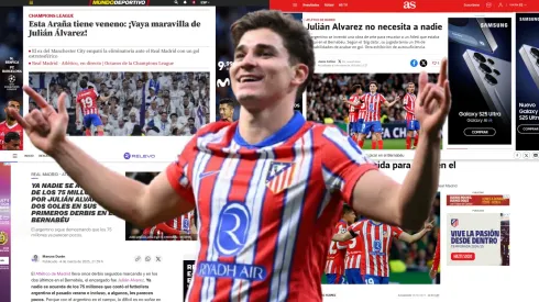 La prensa se rinde a Julián Álvarez y su golazo ante Real Madrid.
