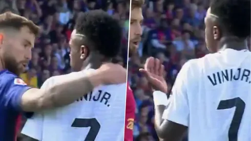 Vinícius Júnior se burló de Iñigo Martínez por la eliminación del Barcelona de la Champions League.