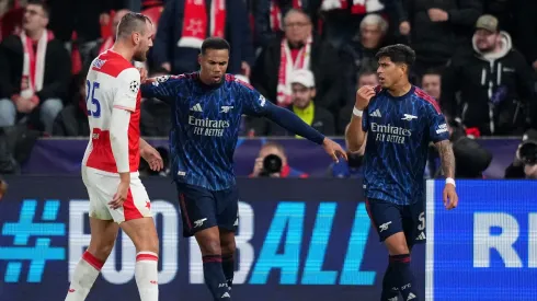 ¡Tranquilo Piero! Hincapié y su fuerte encontronazo con rival en Champions. Foto: Getty