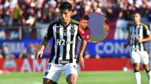 El viral cruce de Franco contra un rival en la final de la Copa Sudamericana