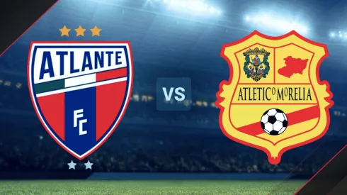 Atlante vs. Atlético Morelia por la Liga de Expansión MX.
