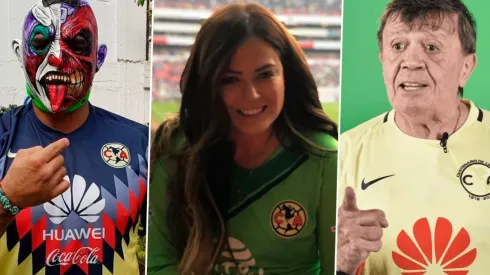 Psycho Clown, Mariana Echeverría y Chabelo son algunas de las personalidades que le van al América.
