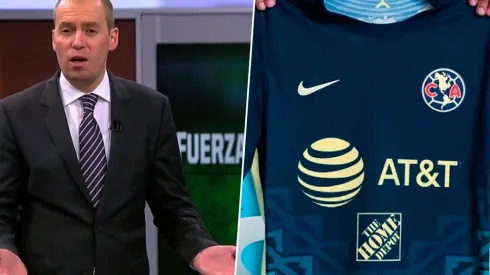 André Marín llamó "espantoso" al nuevo jersey del América.
