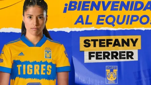 Stefany Ferrera, primera extranjera de Tigres y de la Liga MX Femenil.
