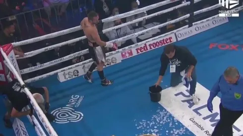 Un cubo de hielo frenó de manera insólita la pelea entre Tszyu y Spark