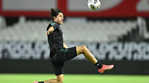 Alan Cervantes fue uno de los hombres de refresco en el juego ante Honduras.
