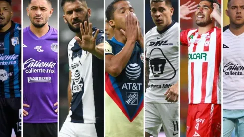 Siete jugadores que terminaron su contrato en la Liga MX.
