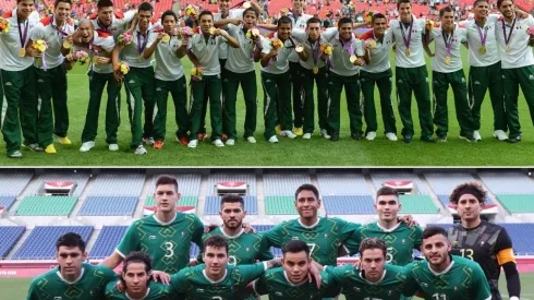 Las dos generaciones marcaron con sus medallas al futbol mexicano.
