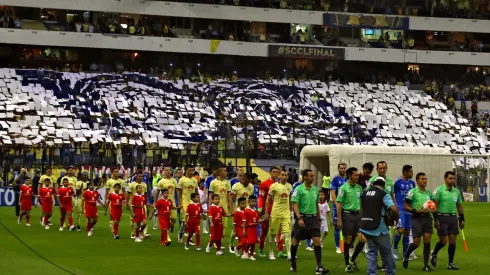 América en su séptima final de Concacf, contra Tigres en 2016.
