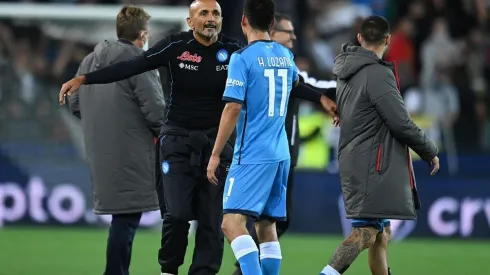 Chucky hizo las paces con el DT del Napoli tras el polémico altercado