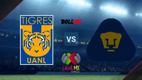 Tigres vs. Pumas UNAM por la Liga MX Femenil.
