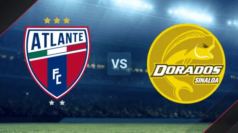 Atlante vs. Dorados de Sinaloa por la Liga de Expansión MX.
