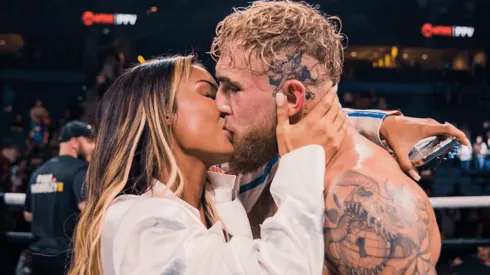 La novia de Jake Paul dijo a qué tuvieron gusto sus besos tras el nocaut a Tyron Woodley