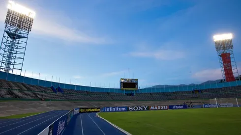 Aspecto del estadio Nacional de Kingston.
