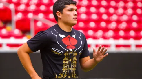 Vistieron en el calentamiento la típica indumentaria