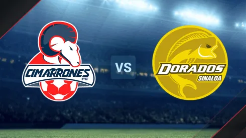 Cimarrones vs. Dorados por la Liga de Expansión.
