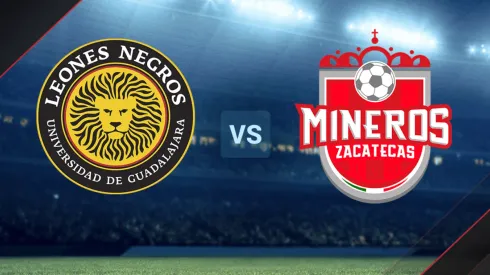 Leones Negros vs. Mineros de Zacatecas por la Liga de Expansión.
