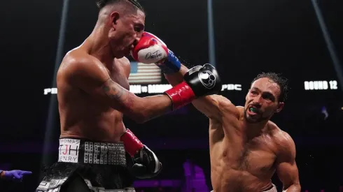 Herida abierta: Así quedó el rostro de Mario Barrios tras su derrota ante Keith Thurman