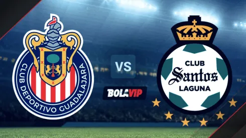 Chivas de Guadalajara vs. Santos Laguna por la Liga MX.
