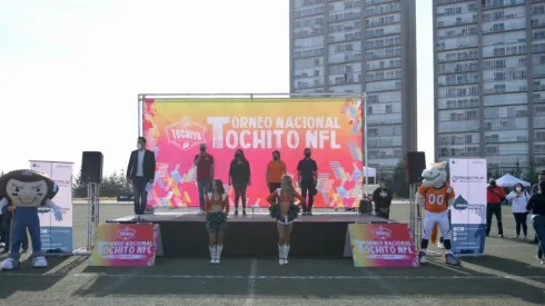 La ceremonia de inauguración del Torneo Nacional Tochito NFL.
