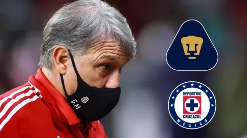 Pumas vs Cruz Azul: ¿A qué jugador fue a ver especialmente Tata Martino en la semifinal de Concachampions?