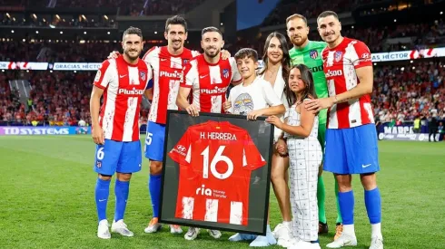 Héctor Herrera despedida del Atlético de Madrid 2022
