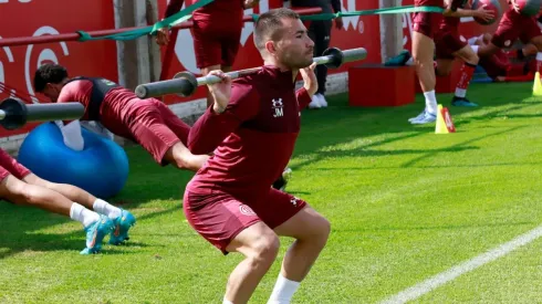 Jean Meneses en pretemporada con Toluca 2022
