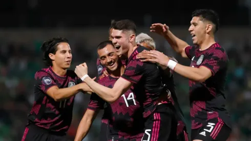 Selección mexicana después del gol de Israel Reyes 2022