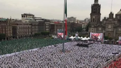 México logró el récord Guinness por la clase más grande de boxeo.
