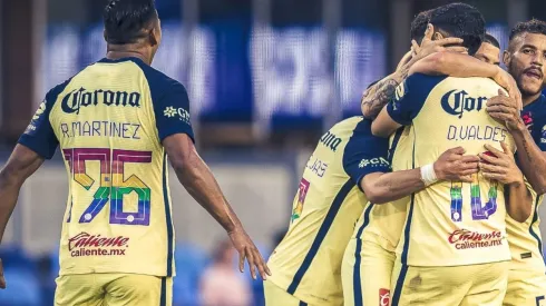 América jugando un amistoso rumbo al Apertura 2022
