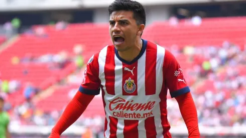 Zapopan, Jalisco, 2 de julio de 2022. Fernando Beltran, durante el partido de la jornada 1 del torneo Apertura 2022 de la Liga BBVA MX, entre las Chivas Rayadas del Guadalajara y los Bravos de FC Juárez, celebrado en el estadio Akron. Foto: Imago7/Sandra Bautista