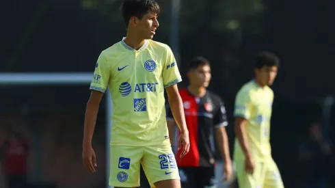 Jurgen Damm jugó 45 minutos con el América sub 20.
