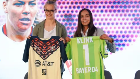 Conferencia de prensa del anuncio del amistoso entre América Femenil y Bayer Leverkusen
