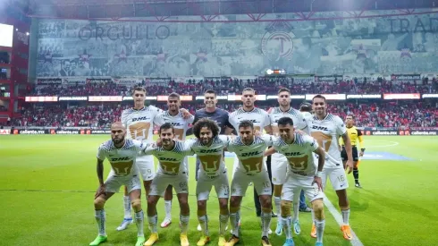 Toluca, Estado de Mexico, 10 de septiembre de 2022. Foto de equipo de Pumas, durante el partido de la jornada 14 del torneo Apertura 2022 de la Liga BBVA MX, entre los Diablos Rojos del Toluca y los Pumas de la UNAM, celebrado en el estadio Nemesio Diez. Foto: Imago7/ Rafael Vadillo
