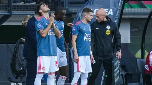 Santiago Giménez no pudo evitar el empate de Feyenoord