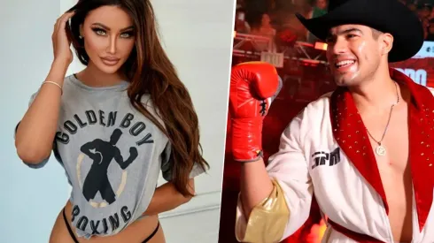 Holly Sonders le echó porras al Zurdo Ramírez previo a su pelea con Bivol