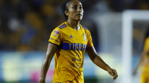 Stephany Mayor, baja en la visita de Tigres a Rayadas por la semifinal de vuelta de la Liga MX Femenil 2022
