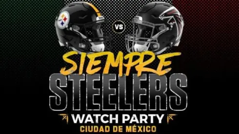 La Watch Party de los Steelers contra los Falcons.
