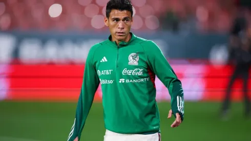 Héctor Moreno en la preparación rumbo a Qatar 2022.
