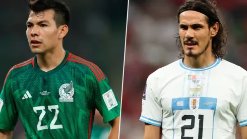 Chucky Lozano Edinson Cavani México Uruguay Qatar 2022
