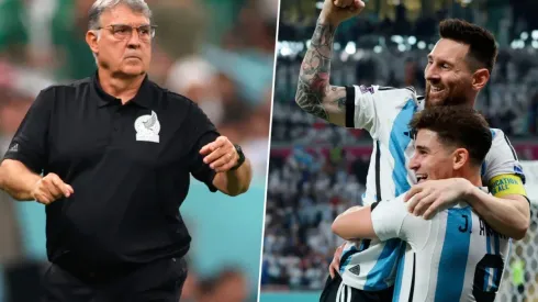 Martino no se perdió el partido entre Argentina y Australia
