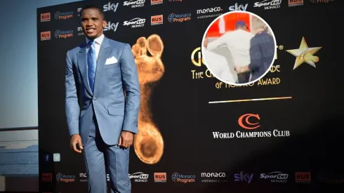 Samuel Eto´o pateó en la cabeza a un youtuber
