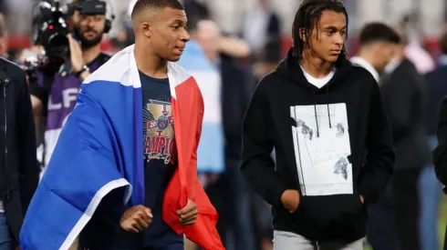 Kylian Mbappe (PSG) et son frere Ethan FOOTBALL : Paris St Germain Vs FC Metz – Ligue 1 – 21/05/2022 MichaelBaucher/Pan