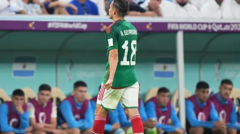 Argentina – Mexico. FIFA World Cup, WM, Weltmeisterschaft, Fussball Qatar 2022 Andres Guardado of Mexico and Argent
