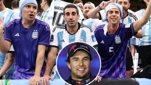 Checo Pérez y un apoyo a la Selección Argentina que muchos no entenderían