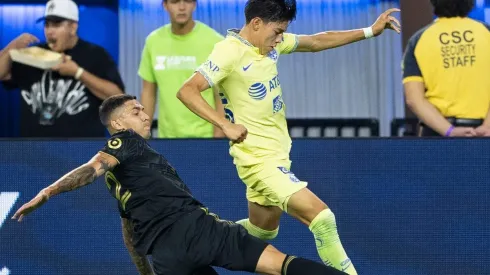 Mauricio Reyes en un partido América contra LAFC por la Leagues Cup.
