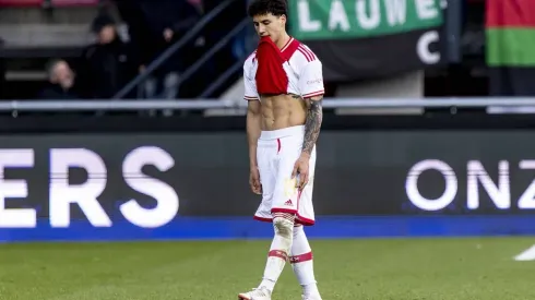 NIJMEGEN, 08-01-2023. Stadion de Goffert, Stadium of NEC. Dutch Eredivisie Football season 2022-2023. NEC - Ajax. Ajax d