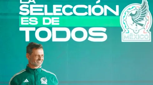 Diego Cocca en su presentación como director técnico de selección mexicana.
